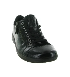 baskets et sneakers - Tendance - femme - Cuir - Noir - Remonte