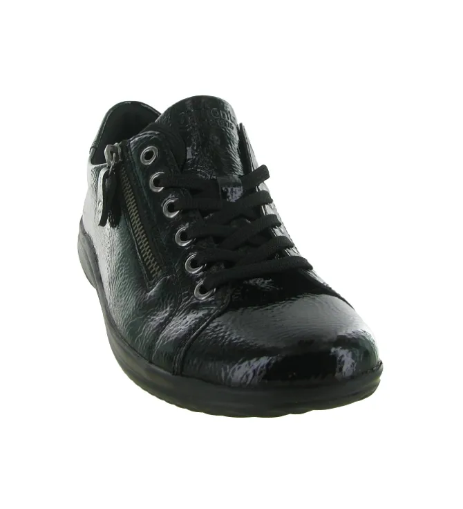baskets et sneakers - Tendance - femme - Cuir - Noir - Remonte