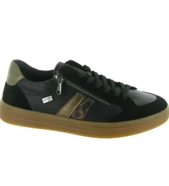 baskets et sneakers - Tendance - femme - Cuir - Noir - Remonte