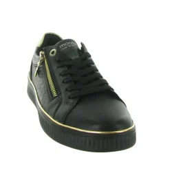 baskets et sneakers - Tendance - femme - Cuir - Noir - Remonte