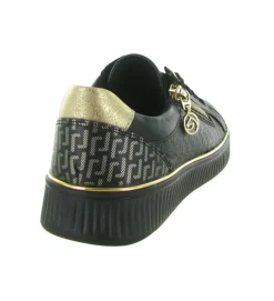 baskets et sneakers - Tendance - femme - Cuir - Noir - Remonte