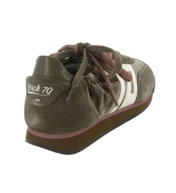 baskets et sneakers - Tendance - femme - Nubuck - Taupe - Back70