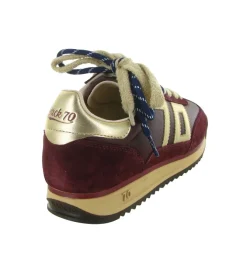 baskets et sneakers - Tendance - femme - Nubuck - Bordeaux - Back70