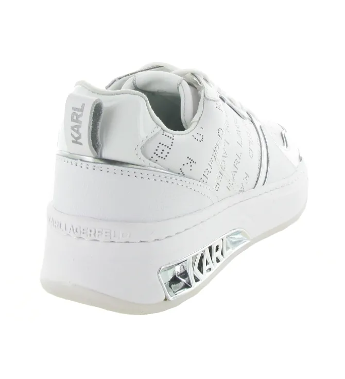 baskets et sneakers - Tendance - femme - Cuir - Argent - Karl lagerfeld
