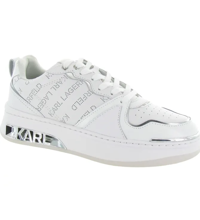 baskets et sneakers - Tendance - femme - Cuir - Argent - Karl lagerfeld