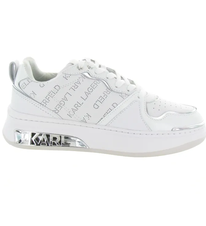 baskets et sneakers - Tendance - femme - Cuir - Argent - Karl lagerfeld