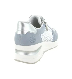 baskets et sneakers - Tendance - femme - Cuir - Bleu - Rieker