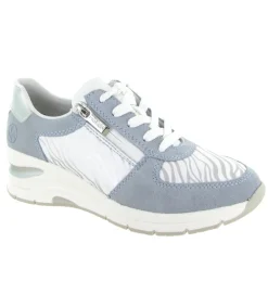 baskets et sneakers - Tendance - femme - Cuir - Bleu - Rieker