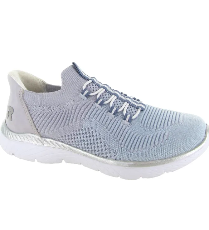 baskets et sneakers - Tendance - femme - Toile - Bleu - Rieker