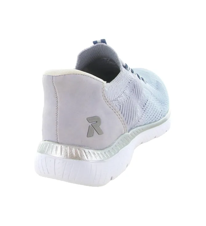 baskets et sneakers - Tendance - femme - Toile - Bleu - Rieker