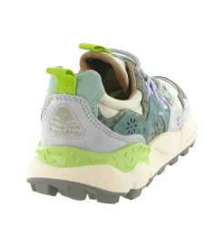 baskets et sneakers - Tendance - femme - Nubuck - Vert - Flower mountain