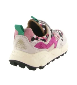 baskets et sneakers - Tendance - femme - Nubuck - Rose - Flower mountain
