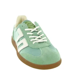 baskets et sneakers - Tendance - femme - Nylon - Vert amande - Back70