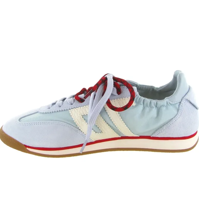 baskets et sneakers - Tendance - femme - Nubuck - Bleu - Back70