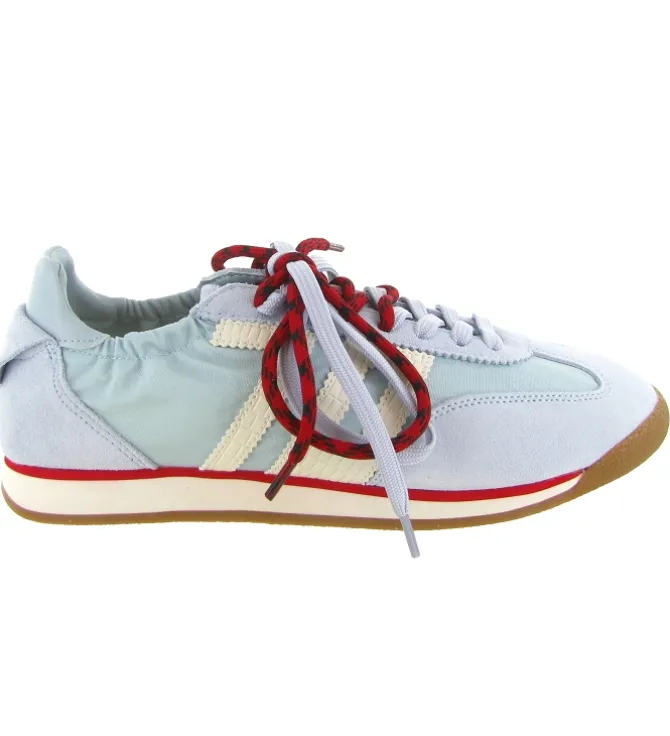 baskets et sneakers - Tendance - femme - Nubuck - Bleu - Back70