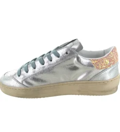 baskets et sneakers - Tendance - femme - Cuir - Argent - Ama brand