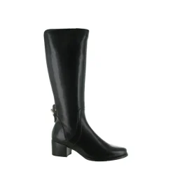 bottes - Casual - femme - Cuir - Noir - Regarde le ciel...