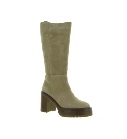 bottes - Casual - femme - Nubuck - Taupe - Alpe