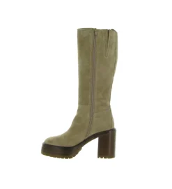 bottes - Casual - femme - Nubuck - Taupe - Alpe