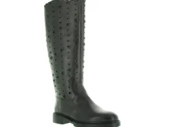 bottes - Cavalières - femme - Cuir - Marron - Elvio zanon