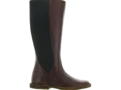 bottes - Cavalières - femme - Cuir - Marron - Kickers