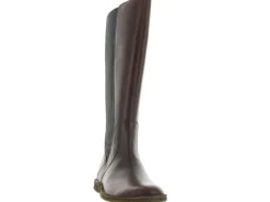 bottes - Cavalières - femme - Cuir - Marron - Kickers