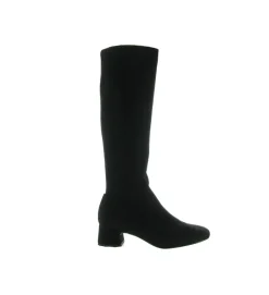 bottes - Cavalières - femme - Nubuck - Noir - Unisa