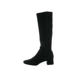 bottes - Cavalières - femme - Nubuck - Noir - Unisa