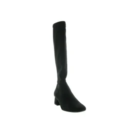 bottes - Cavalières - femme - Nubuck - Noir - Unisa