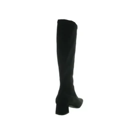 bottes - Cavalières - femme - Nubuck - Noir - Unisa