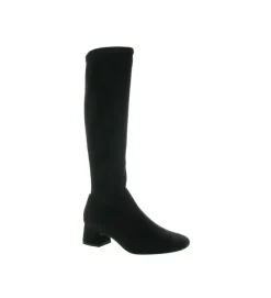 bottes - Cavalières - femme - Nubuck - Noir - Unisa