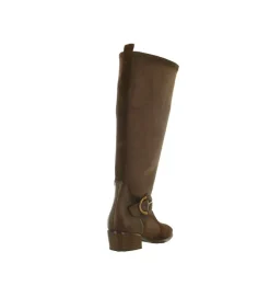 bottes - Cavalières - femme - Nubuck - Marron - Hispanitas