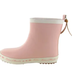 bottes de pluie - - junior fille - Caoutchouc - Rose - Pom d api