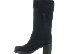 bottes - Motardes - femme - Cuir - Bleu - Julie dee