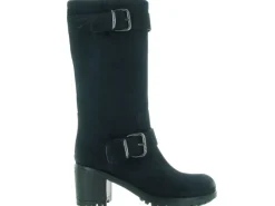 bottes - Motardes - femme - Cuir - Bleu - Julie dee