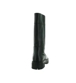 bottes - Motardes - femme - Cuir - Noir - Geox