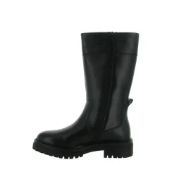 bottes - Motardes - femme - Cuir - Noir - Geox