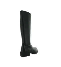 bottes - Motardes - femme - Cuir - Noir - Unisa