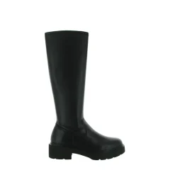 bottes - Motardes - femme - Cuir - Noir - Unisa