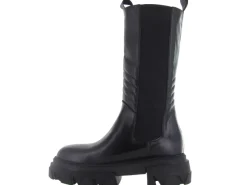 bottes - Motardes - femme - Cuir - Noir - Impicci