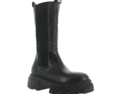 bottes - Motardes - femme - Cuir - Noir - Impicci