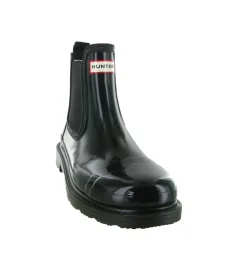 bottes - Pluie - femme - Caoutchouc - Noir - Hunter