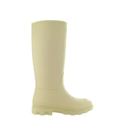 bottes - Pluie - femme - Caoutchouc - Crème - Hunter