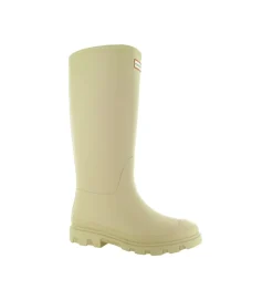 bottes - Pluie - femme - Caoutchouc - Crème - Hunter