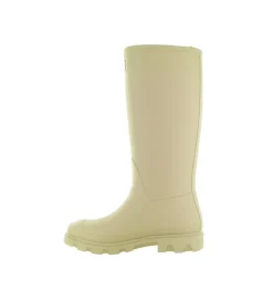bottes - Pluie - femme - Caoutchouc - Crème - Hunter