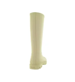 bottes - Pluie - femme - Caoutchouc - Crème - Hunter