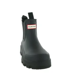bottes - Pluie - femme - Caoutchouc - Noir - Hunter