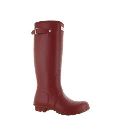 bottes - Pluie - femme - Caoutchouc - Bordeaux - Hunter
