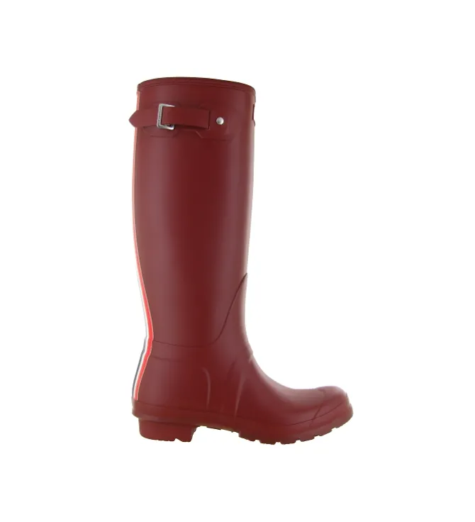 bottes - Pluie - femme - Caoutchouc - Bordeaux - Hunter