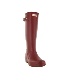 bottes - Pluie - femme - Caoutchouc - Bordeaux - Hunter